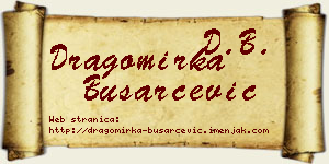 Dragomirka Busarčević vizit kartica